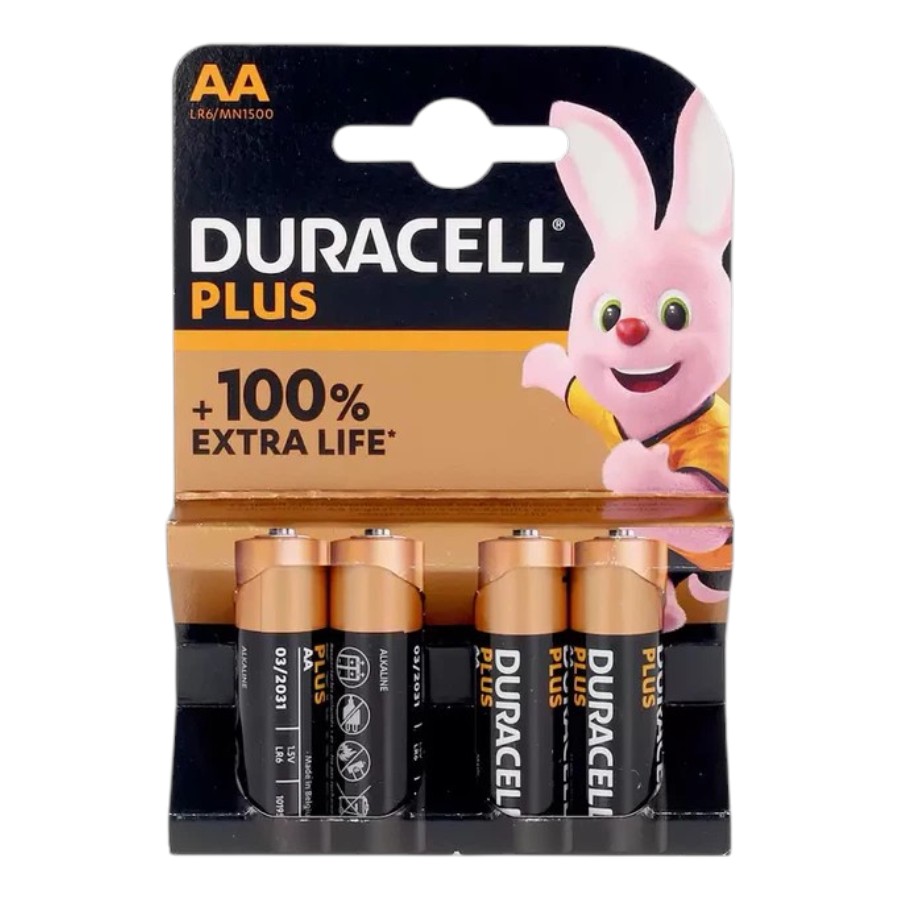 Батарейка Duracell AA (LR06) 4 шт. фото
