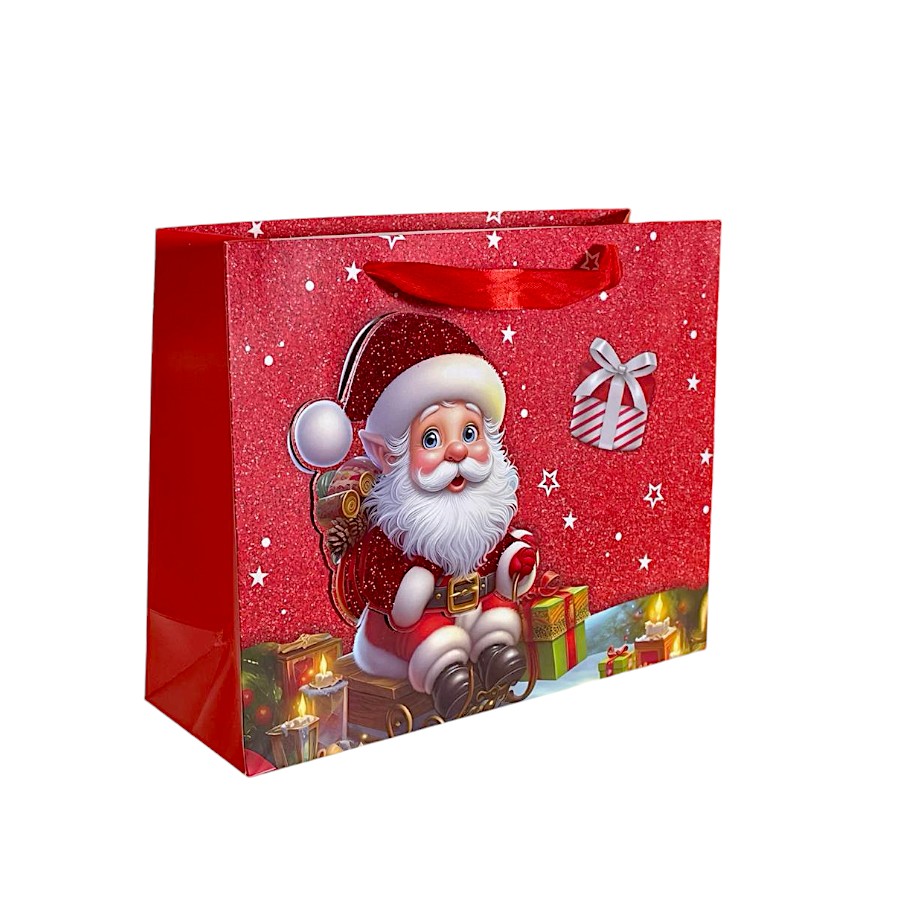 Пакет подарунковий 32*25,5*11 см Santa Claus TADA902-37 фото