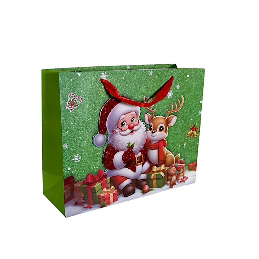 Пакет подарунковий 32*25,5*11 см Santa Claus TADA902-37 фото