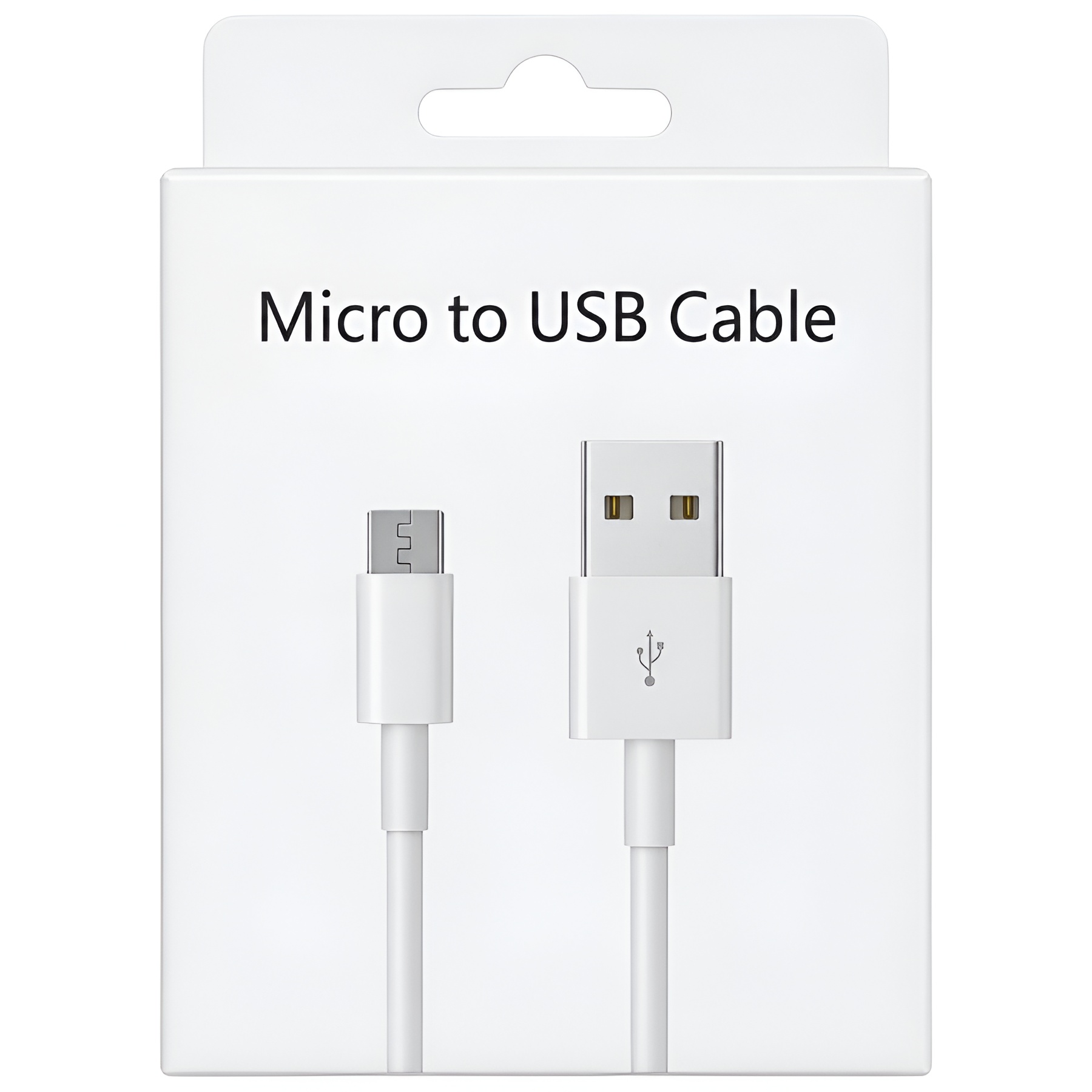 Кабель USB to Micro 1 м White T008237-1 фото