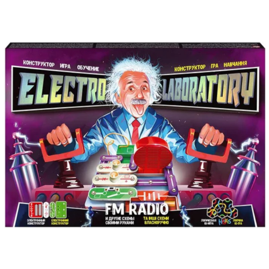 Конструктор електронний Danko toys Electro Laboratory FM Radio фото