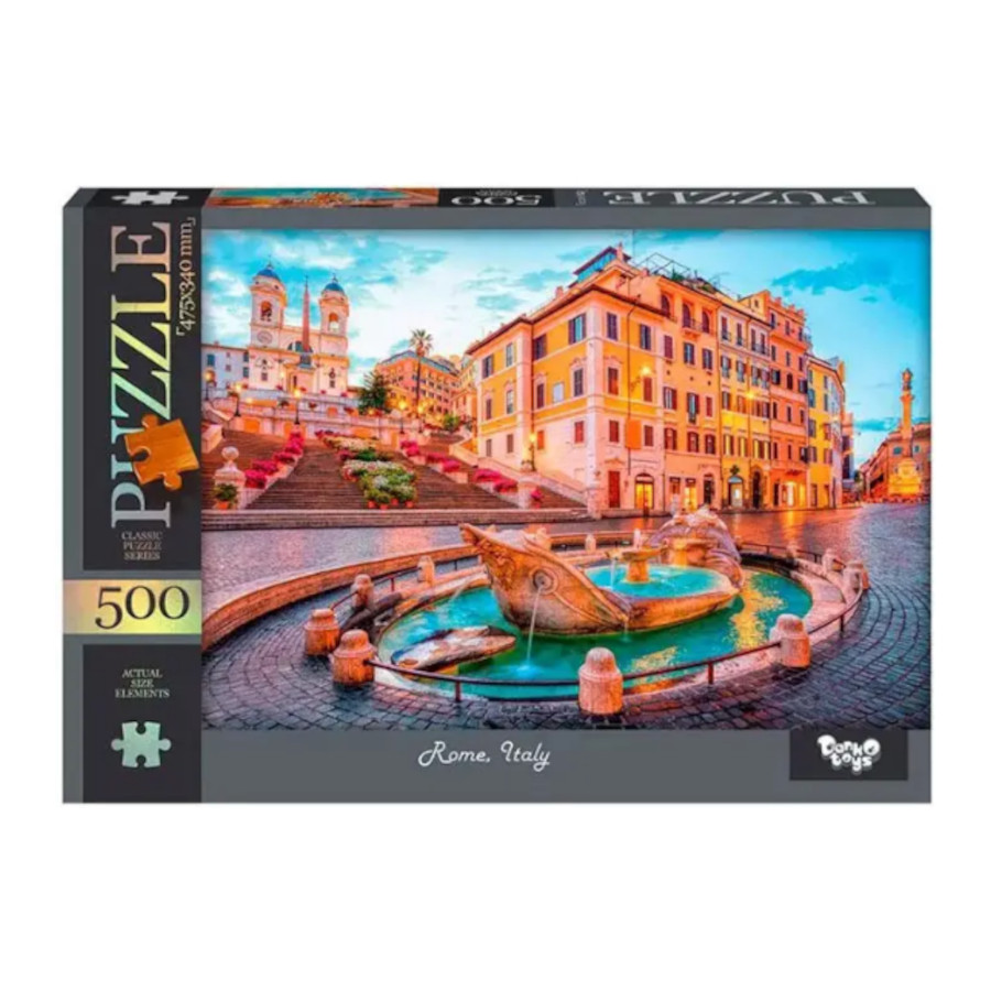 Пазли Danko toys 500 елементів №4 Rome Italy мініатюра