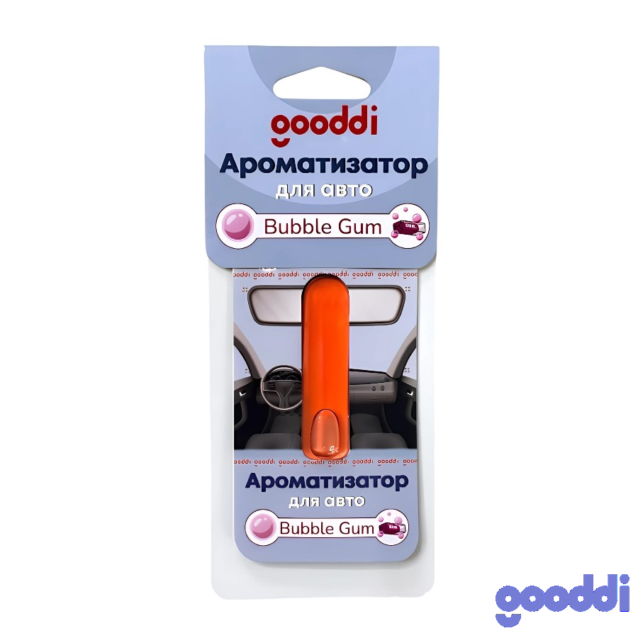 Ароматизатор автомобільний Gooddi Баблгам капсула фото