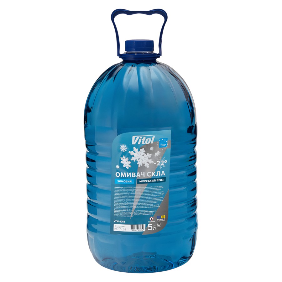 Омивач скла Vitol -22°C 5 л Морський бриз фото
