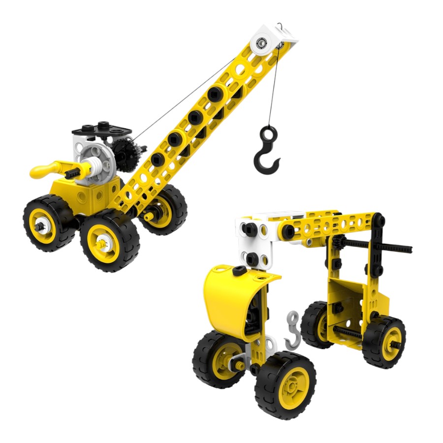 Конструктор Stem 100 елементів Build and play 8 в 1 фото