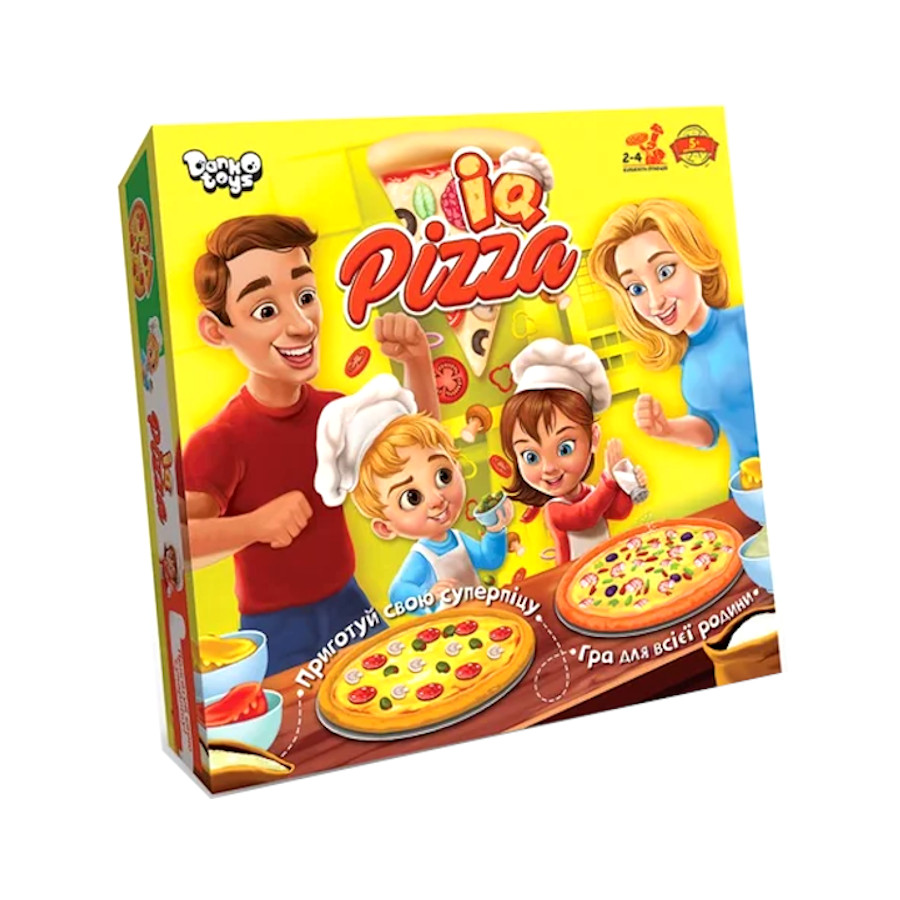Гра настільна Danko toys IQ Pizza мініатюра