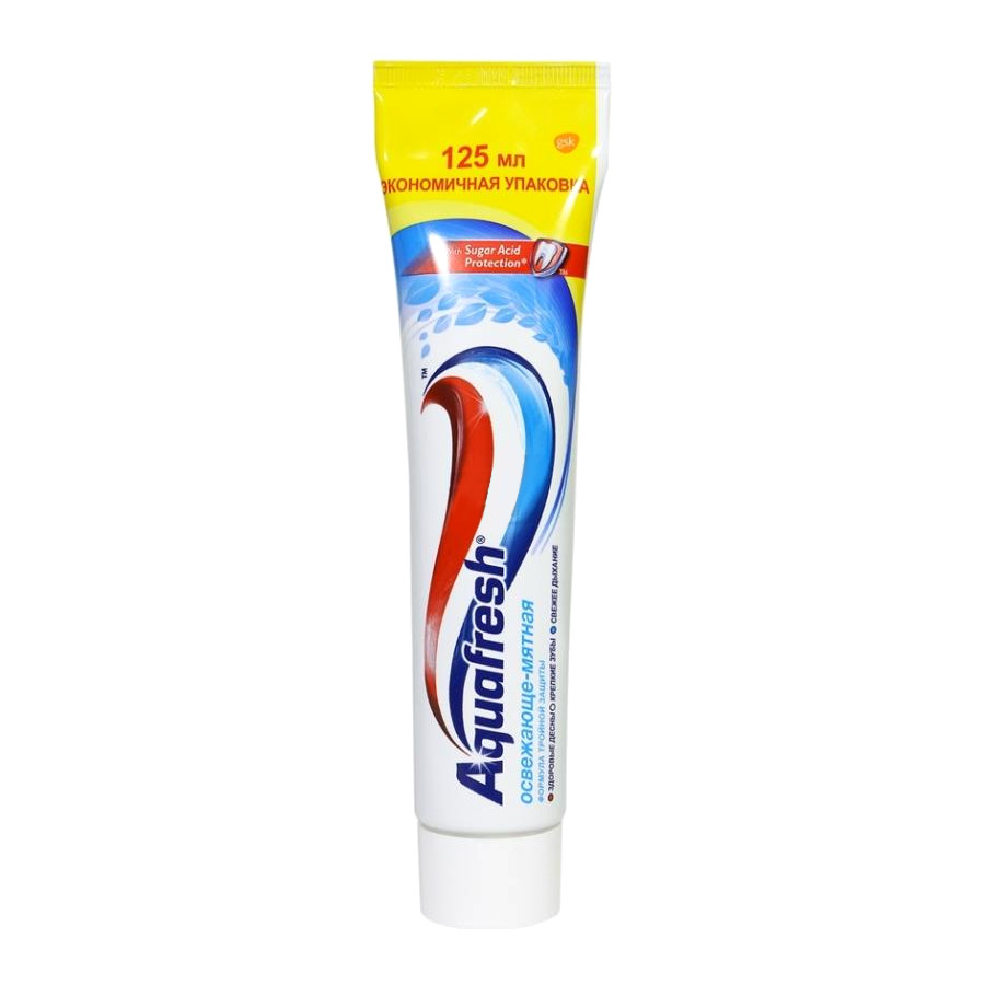 Зубна паста Aquafresh 125 мл Освіжаюча м'ятна фото