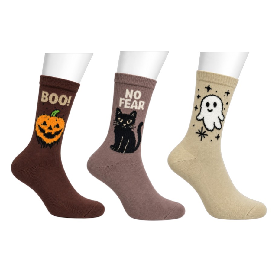Шкарпетки жіночі Let's Go демісезонні 23-25 Halloween мікс ДП401HW25 мініатюра