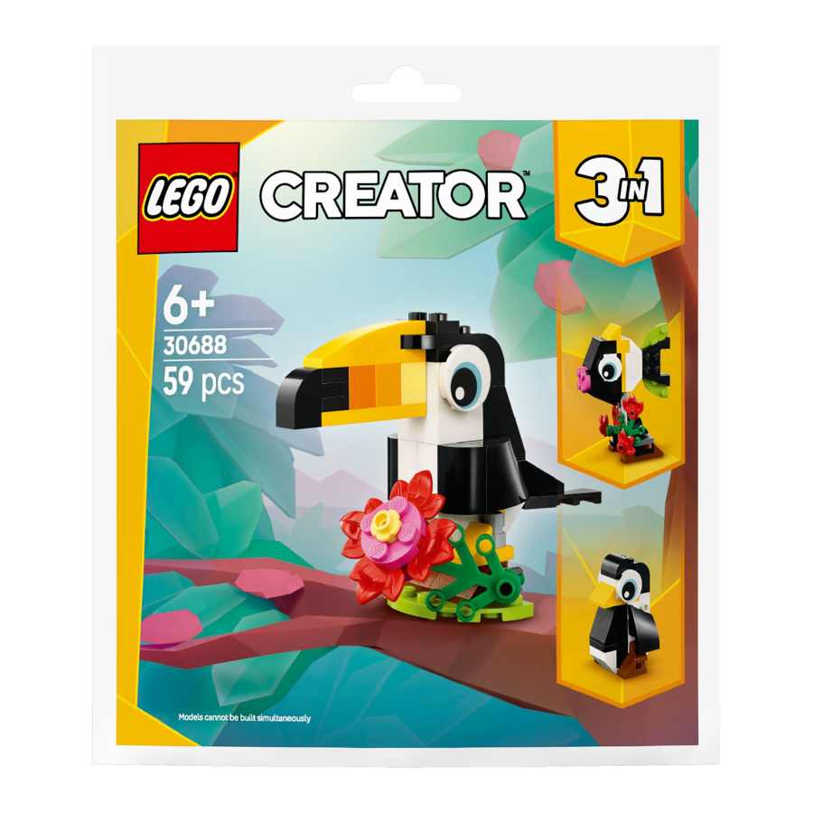 Конструктор LEGO Creator 59 елементів Тропічний тукан фото