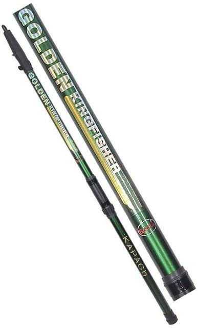 Вудилище Kaida 4 м 30-60 г Golden Kingfisher Blue Bird з кільцями мініатюра