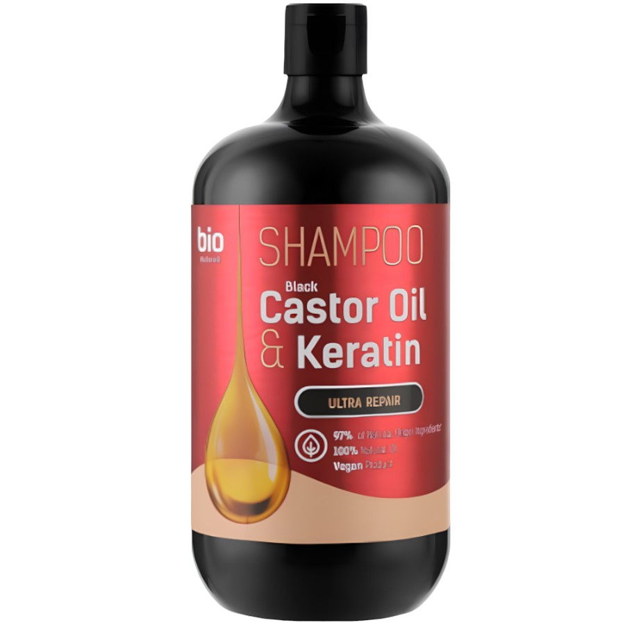 Шампунь для волосся Bio Naturell 946 мл Black Castor Oil&Keratin фото