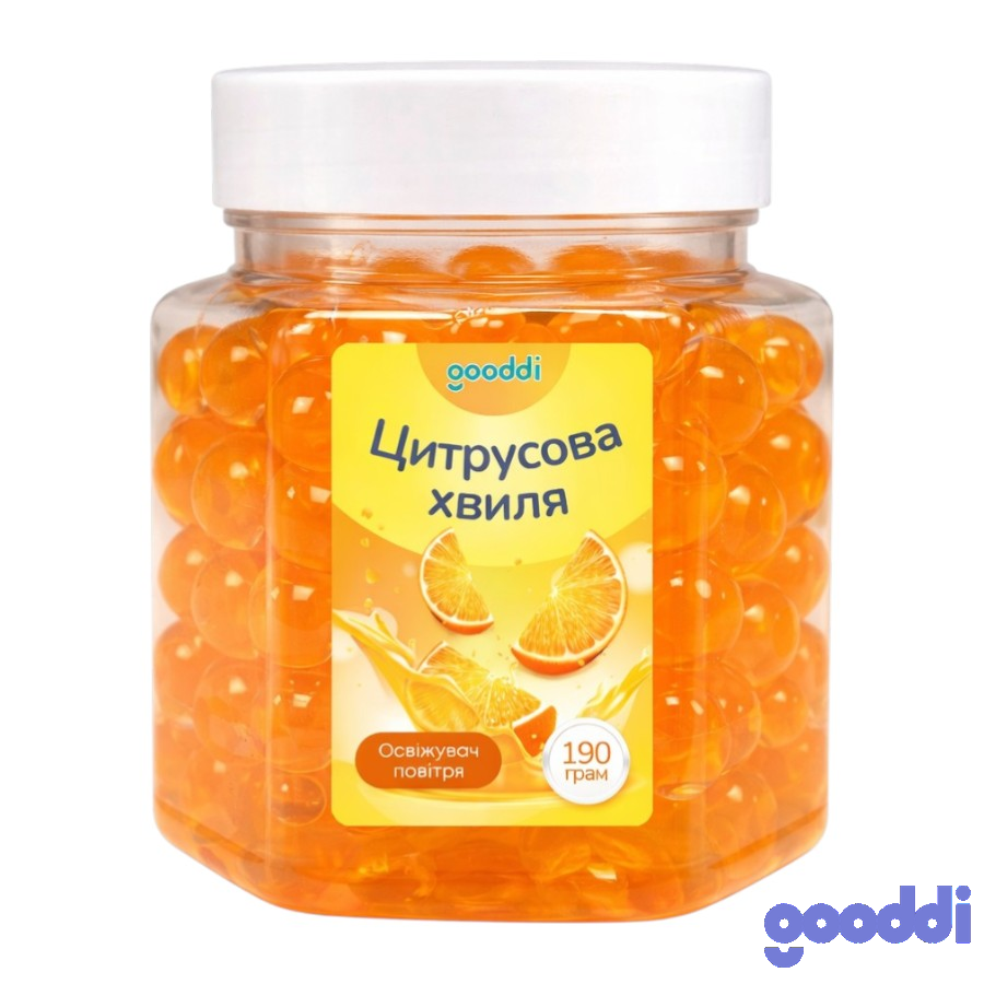 Освіжувач повітря Gooddi 190 г Цитрусова хвиля фото
