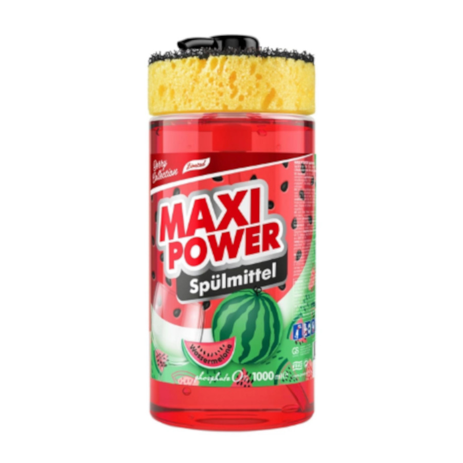 Засіб для миття посуду Maxi Power 1 л Кавун фото