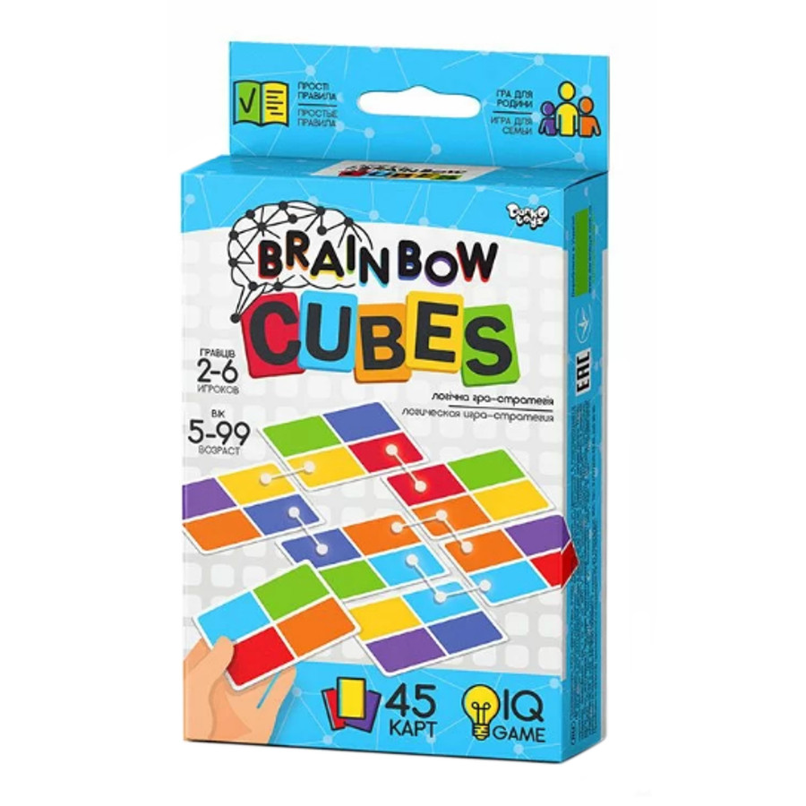 Гра настільна Danko toys Brainbow Cubes фото