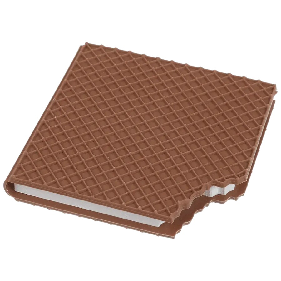 Блокнот Zibi 80 аркушів 9*9 см Waffle Soft touch фото