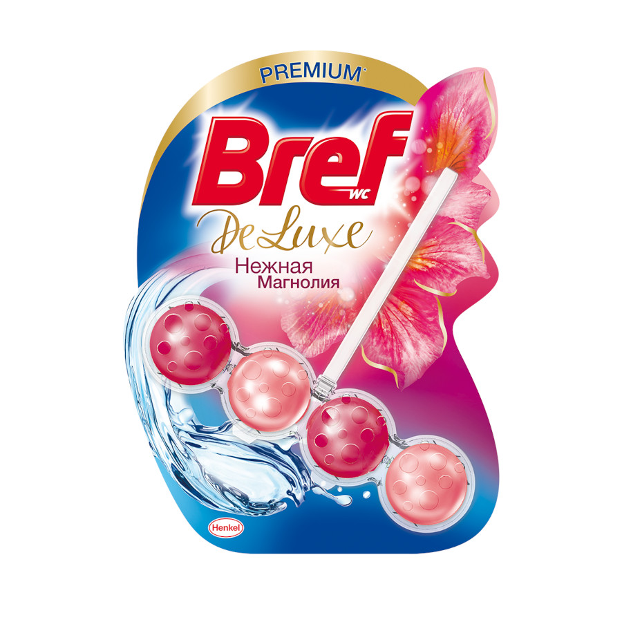 Туалетний блок Bref 1 шт. 50 г Витончена магнолія фото