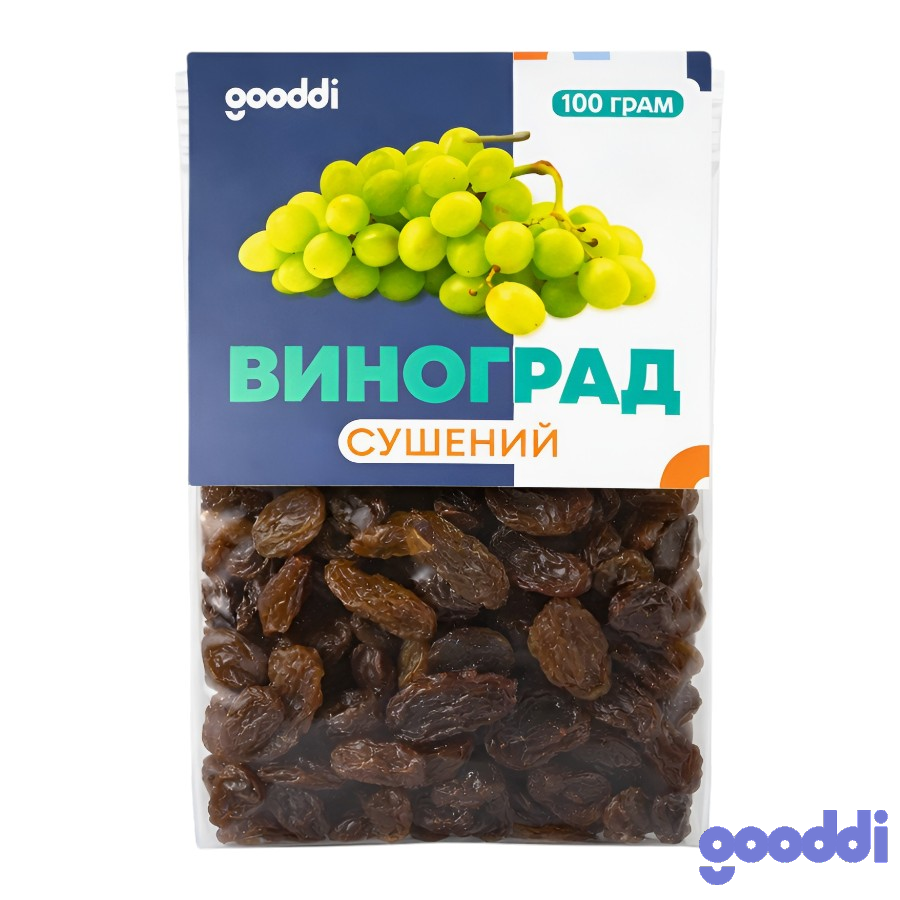 Сухофрукти Виноград Gooddi 100 г Сушений фото