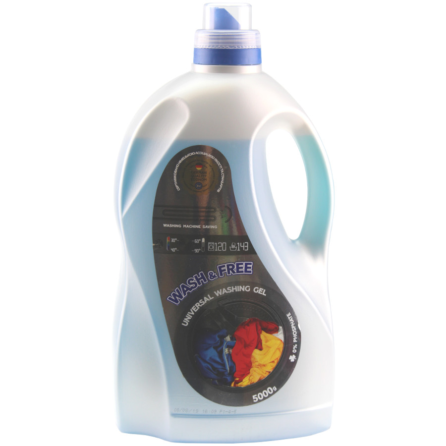 Гель для прання Wash&Free 5 л Universal фото
