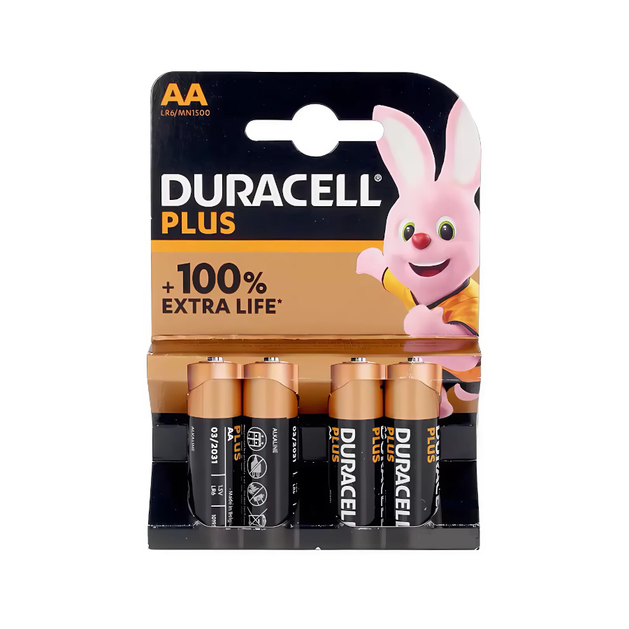 Батарейка Duracell AA (LR06) 4 шт. фото