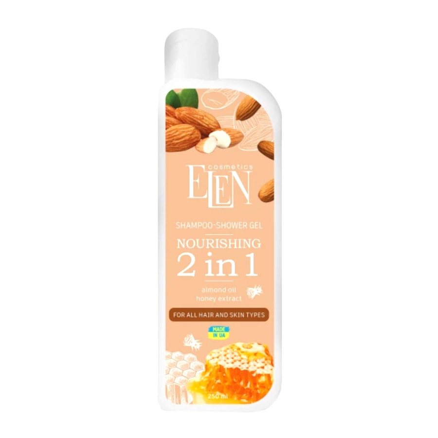 Шампунь-гель Elen cosmetics 250 мл 2 в 1 живлячий фото