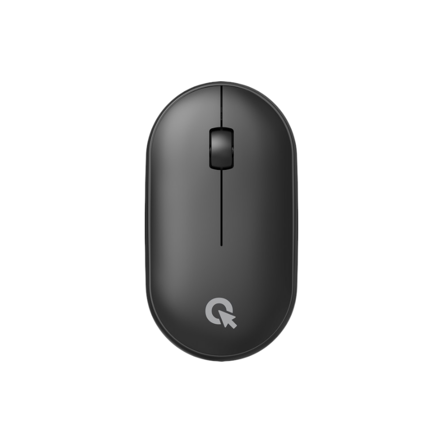 Мишка комп'ютерна OfficePro M185B Bluetooth чорна Silent Click мініатюра