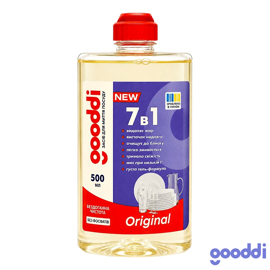 Засіб для миття посуду Gooddi 500 мл Original фото