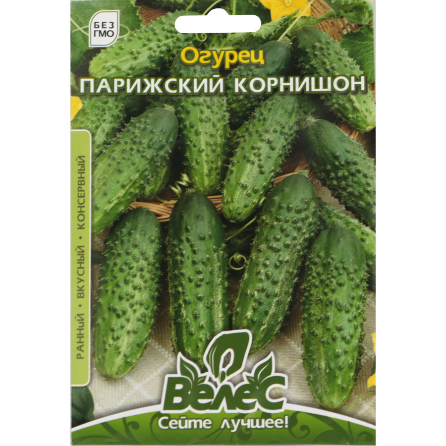 Насіння Велес Огірки 2,5 г Максі Паризький корнішок фото