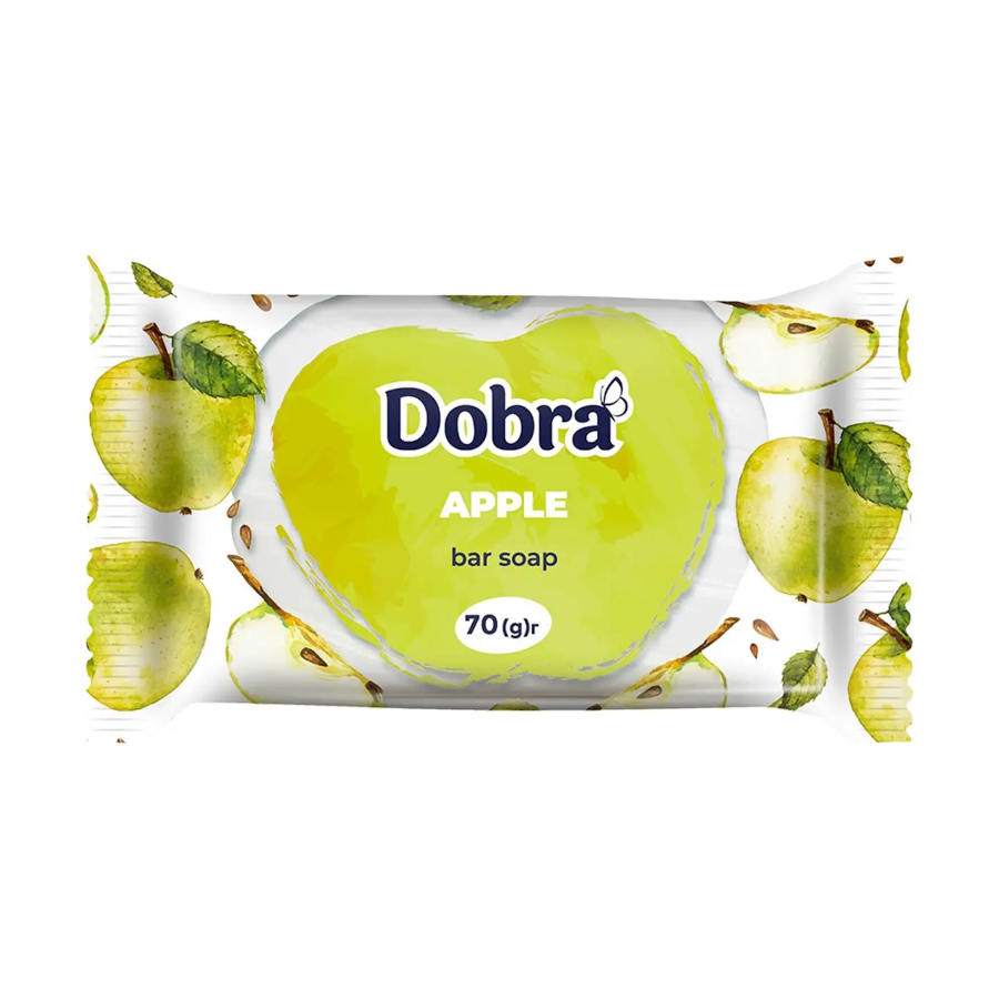 Мило тверде Dobra 70 г Яблуко фото