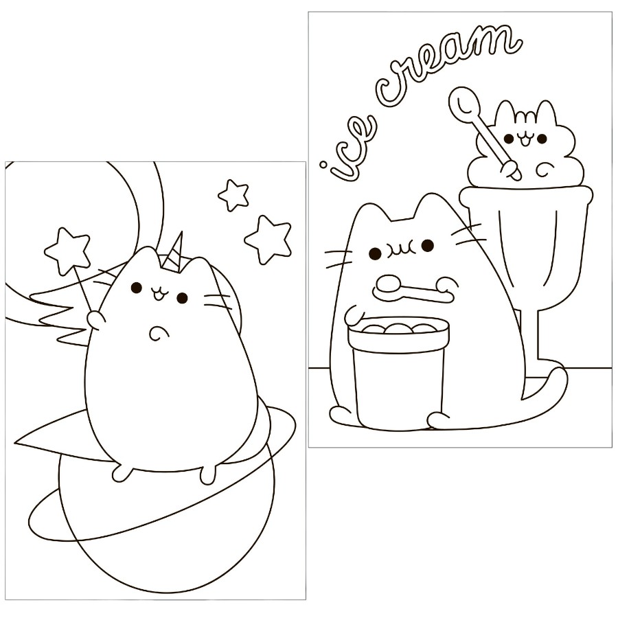 Розмальовка Yes Pusheen фото