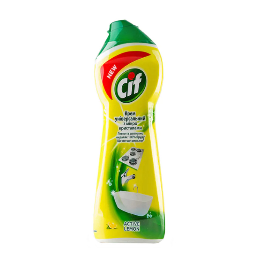Засіб чистячий Cif 250 мл Active Lemon фото