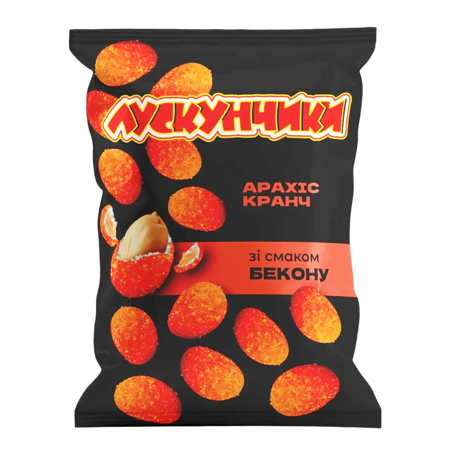 Арахіс Лускунчики 60 г Бекон мініатюра