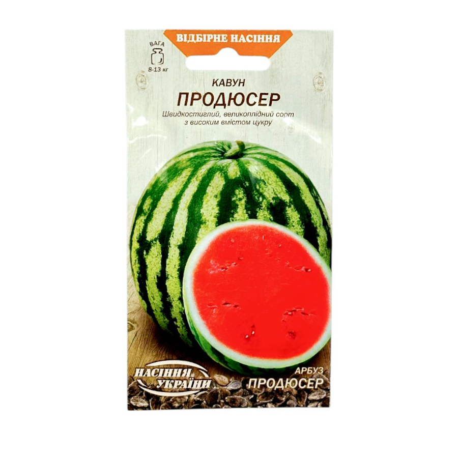 Насіння "Насіння України" Кавун 1 г Продюсер фото