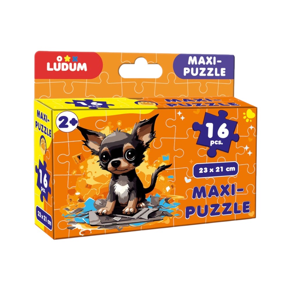 Пазли Ludum 16 елементів Собачка Maxi-puzzle фото