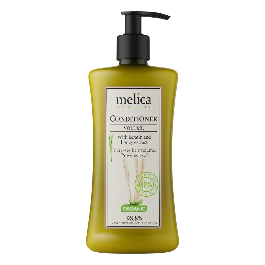 Бальзам-кондиціонер для волосся Melica Organic 300 мл з кератином та  екстрактом меду фото