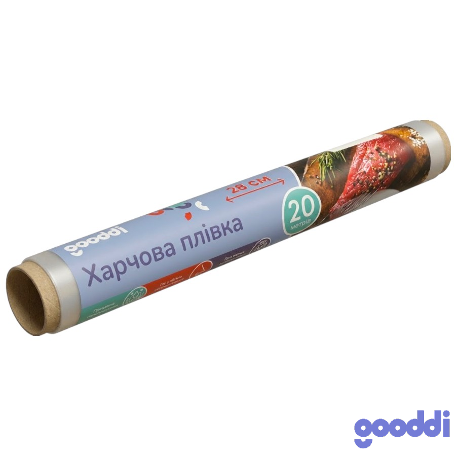 Плівка харчова Gooddi 20 м 28 см фото