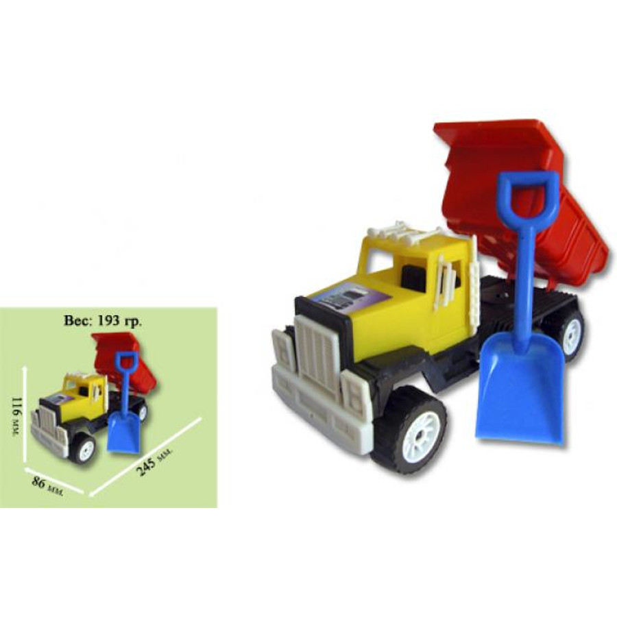 Самоскид Kinder Way 05-401-KW з лопаткою мініатюра