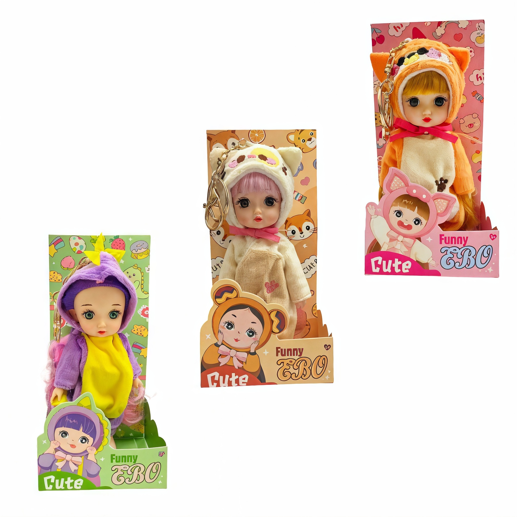 Лялька Funny Ebo Cute DH2296A/B фото