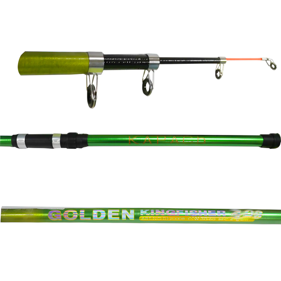 Вудилище Kaida 6 м 30-60 г Golden Kingfisher\Blue Bird з кільцями фото