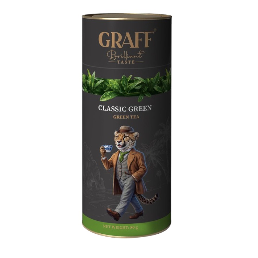 Чай зелений Graff 80 г Classic Green фото