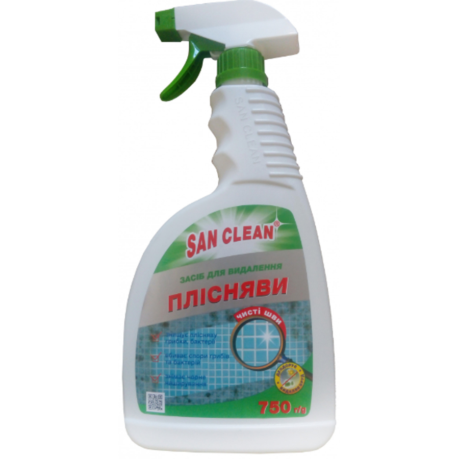 Засіб для видалення плісняви San Clean 750 мл фото