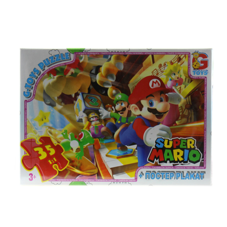 Пазли G-Toys 35 елементів Маріо фото