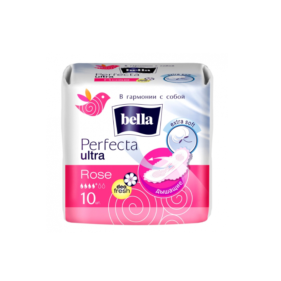 Прокладки гігієнічні Bella 10 шт. Perfecta Ultra Rose Deo Fresh фото