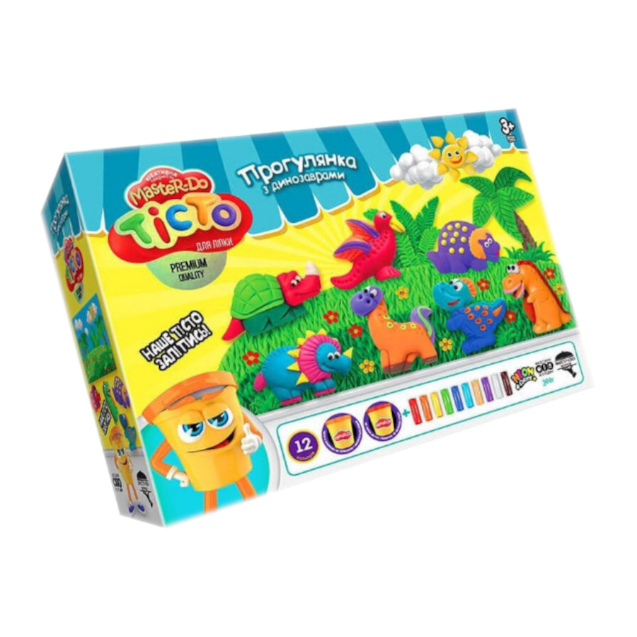 Набір для творчості Danko toys Master Do  Прогулянка з динозаврами фото