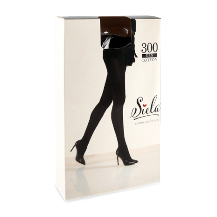 Колготи жіночі Siela 300 den 3 Cotton фото