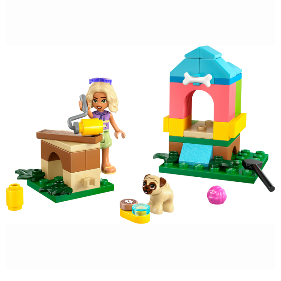 Конструктор LEGO Friends 50 елементів Модель собачої будки фото