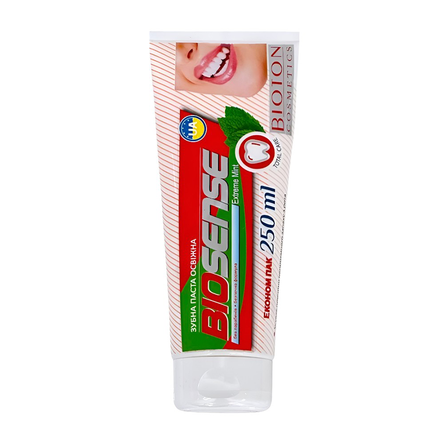 Зубна паста Bioton Cosmetics 250 мл Extreme Mint фото