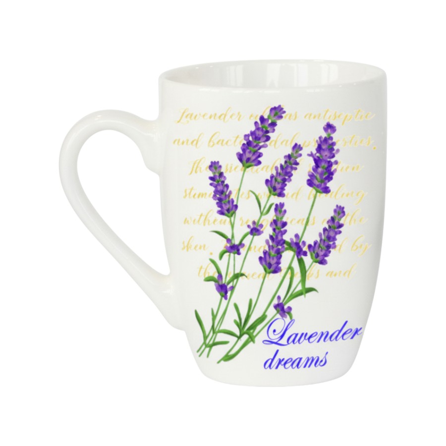 Чашка порцелянова GGP 360 мл Lavender фото