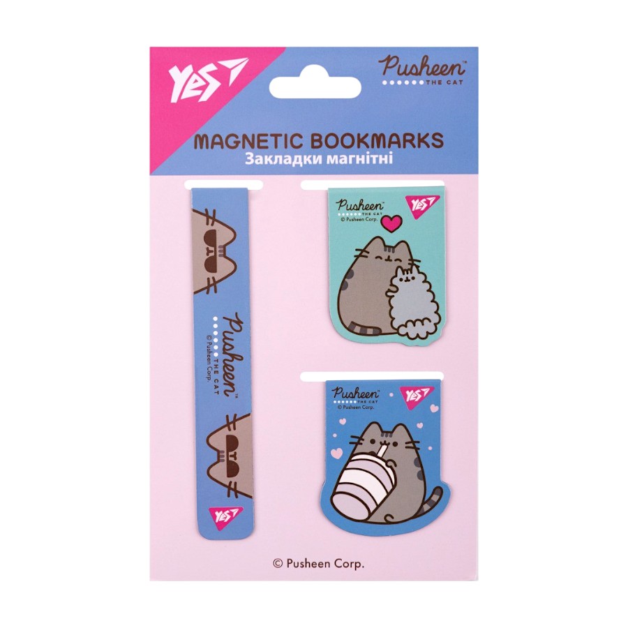 Закладка для книг Yes 3 шт. Pusheen фото