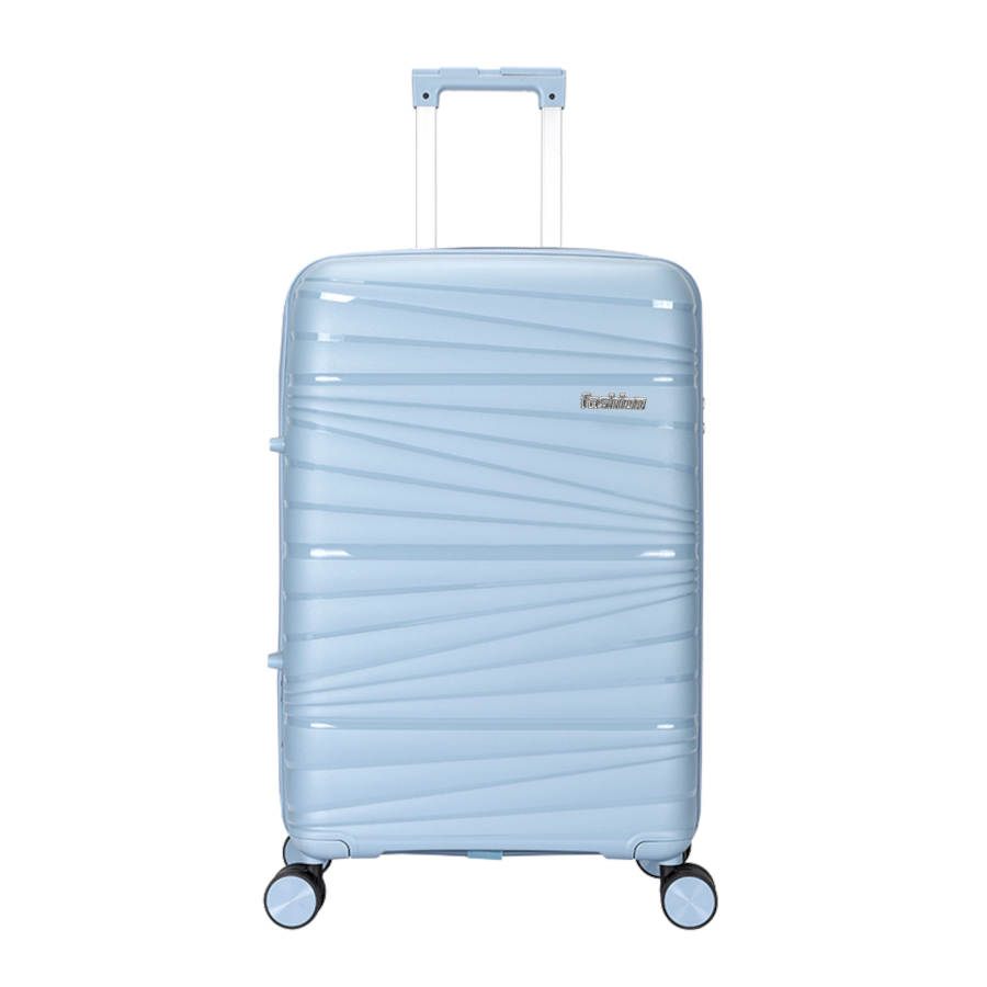 Валіза дорожня S 50*35*20,5 см блакитно-сіра P 380 фото
