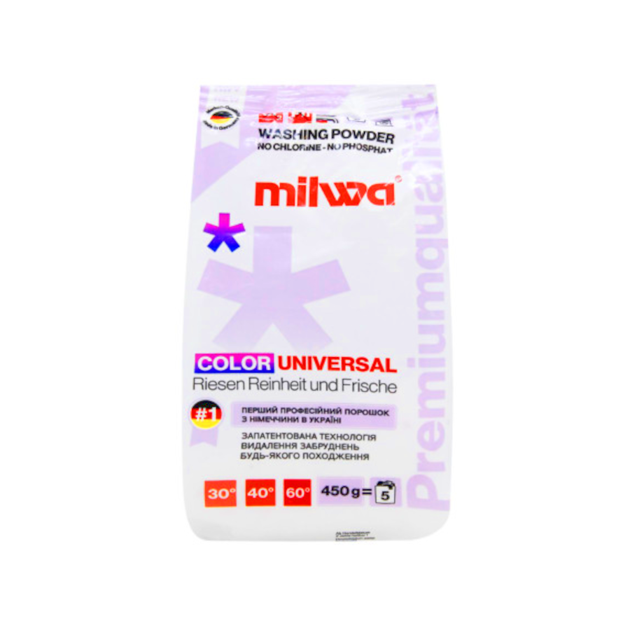 Порошок пральний Milwa Color 450 г Universal фото